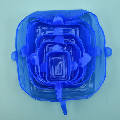 EcoStretch™ Food Saver Lids – Airtight Silicone Covers for Fresh Storage