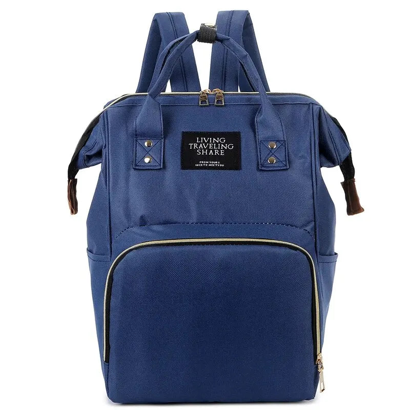 MumEase™ Oxford Travel Backpack – Large Capacity, Waterproof & Insulated