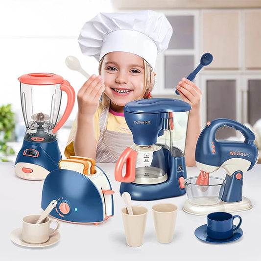 TinyCook™ Mini Household Appliances Toy Set – Interactive Kitchen Fun for Boys & Girls