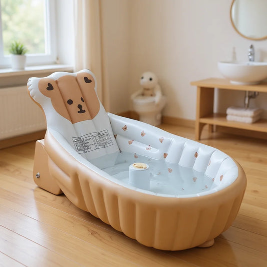 SoftSplash Baby – Inflatable Bath Tub with Back Support