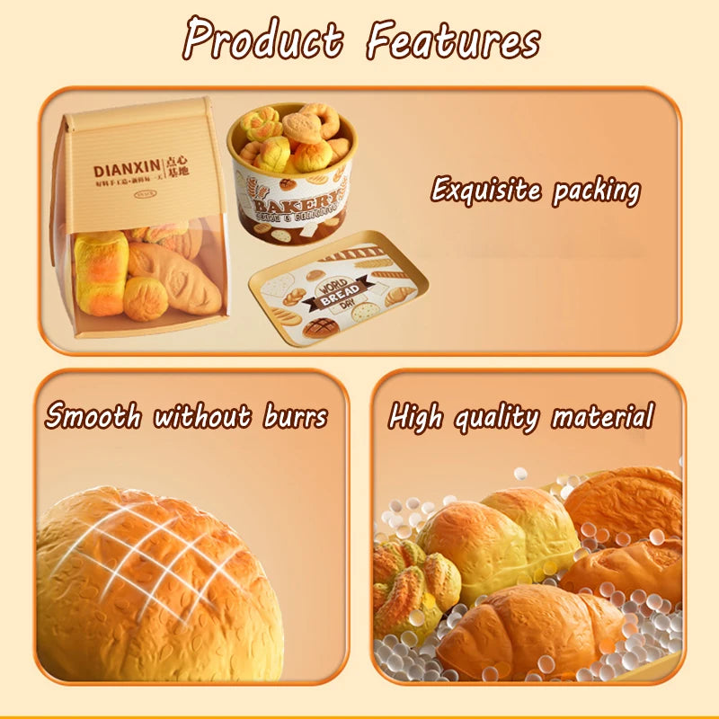 DreamDessert™ Kids Kitchen Playset – Bread & Pastry Pretend Cooking Game