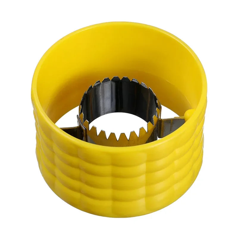 Twist & Peel Corn Cutter™ – Stainless Steel Kernel Remover for Home Use