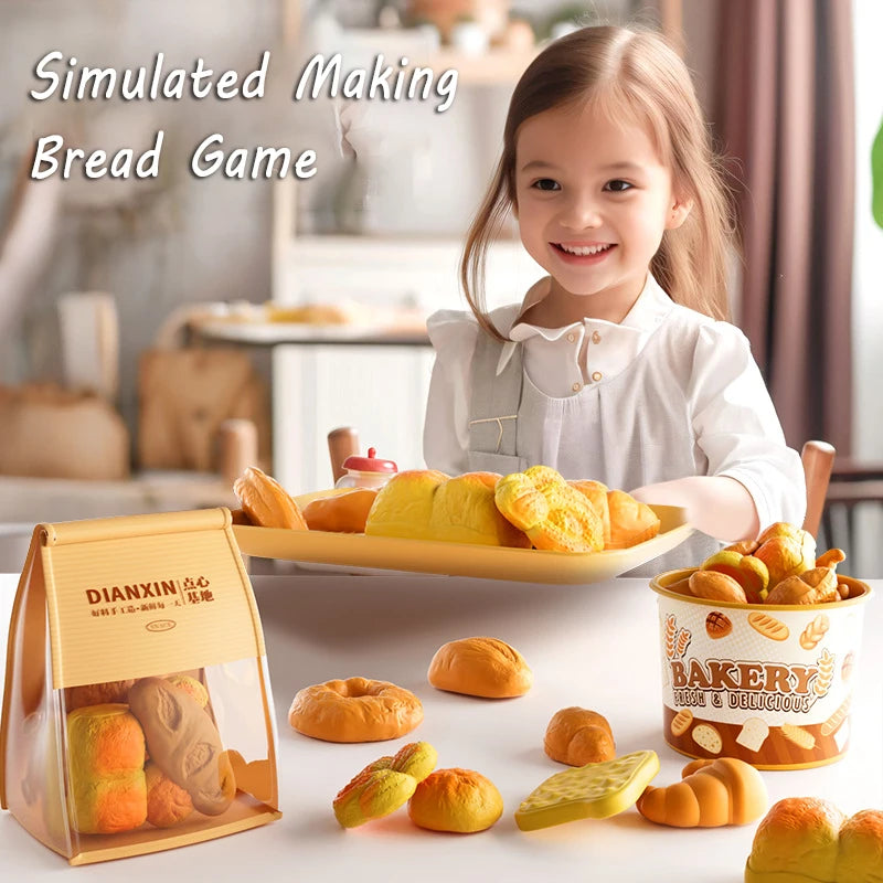 DreamDessert™ Kids Kitchen Playset – Bread & Pastry Pretend Cooking Game