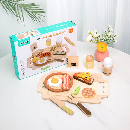 Woodland Kitchen™ Toddler Play Set – Montessori-Inspired Plates, Dishes & Accessories