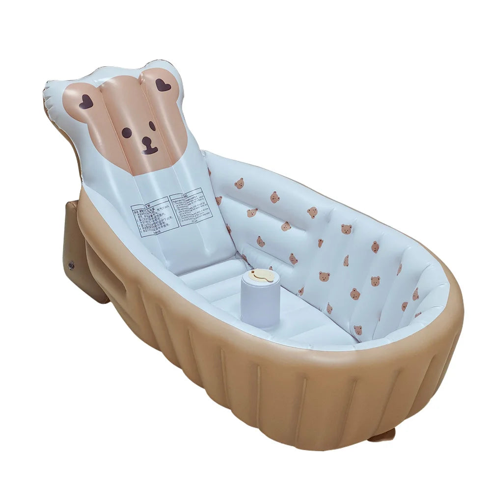 SoftSplash Baby – Inflatable Bath Tub with Back Support