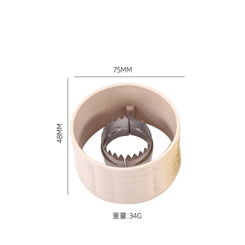 Twist & Peel Corn Cutter™ – Stainless Steel Kernel Remover for Home Use