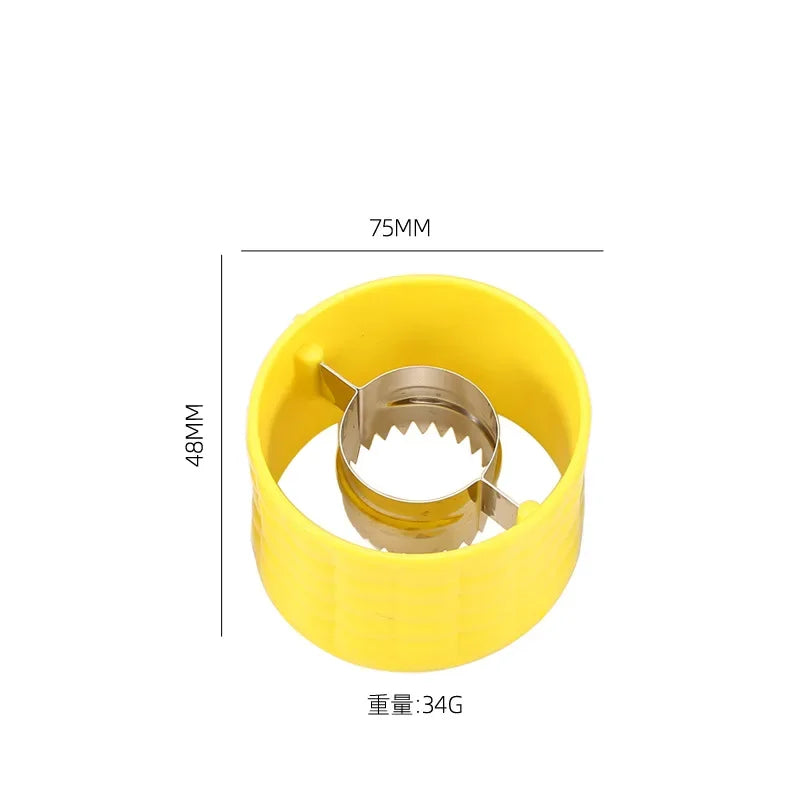 Twist & Peel Corn Cutter™ – Stainless Steel Kernel Remover for Home Use