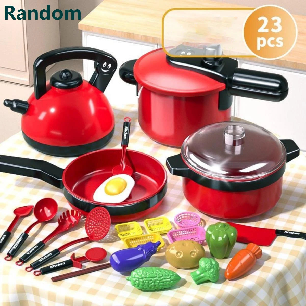 TinyCookMaster™ Role Play Kitchen Set – Chef Toy for Home & School