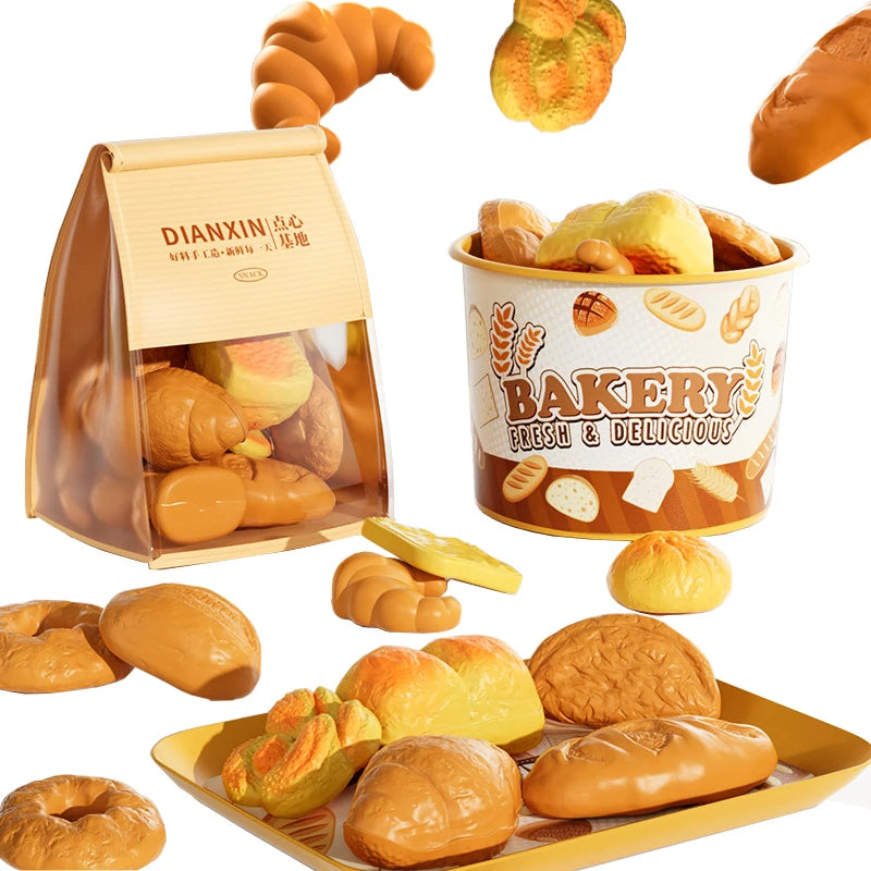 DreamDessert™ Kids Kitchen Playset – Bread & Pastry Pretend Cooking Game