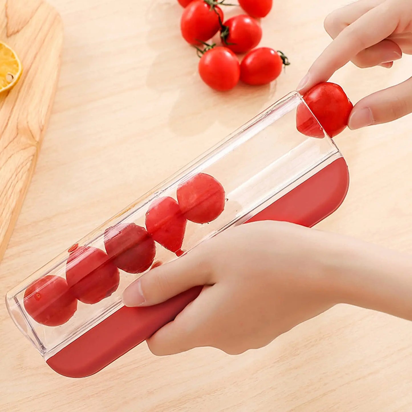 MiniChef Slicer Tool™ – Multi-Function Tomato & Grape Kitchen Gadget