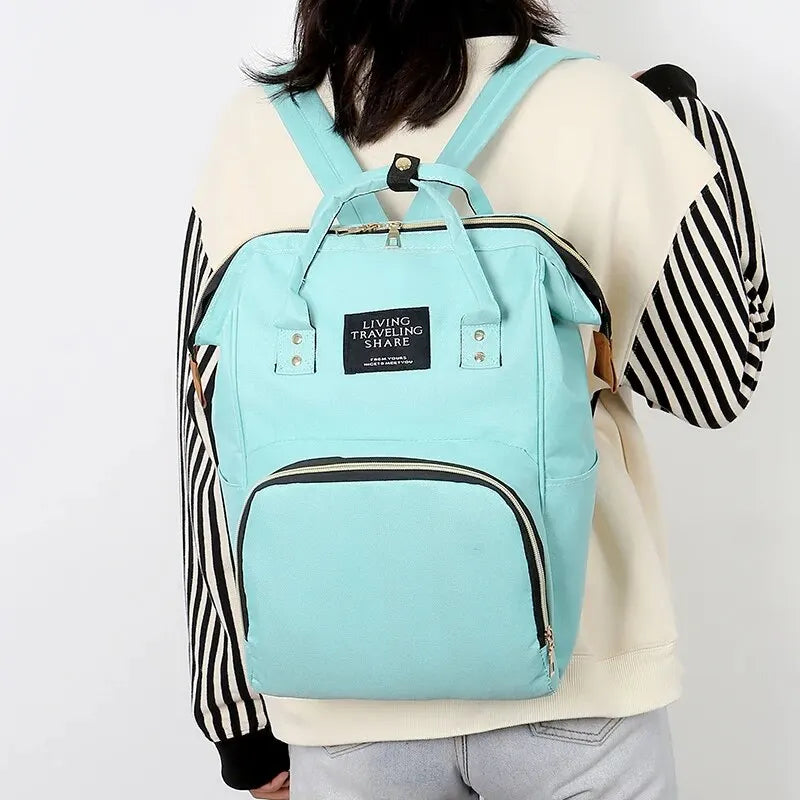 MumEase™ Oxford Travel Backpack – Large Capacity, Waterproof & Insulated