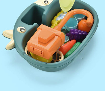 MiniChefFlow™ Play Sink – Circulating Water Kitchen Toy for Boys & Girls