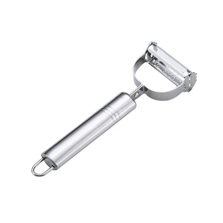 ChefEase™ Dual-Head Stainless Steel Peeler – Perfect for Fruits & Vegetables