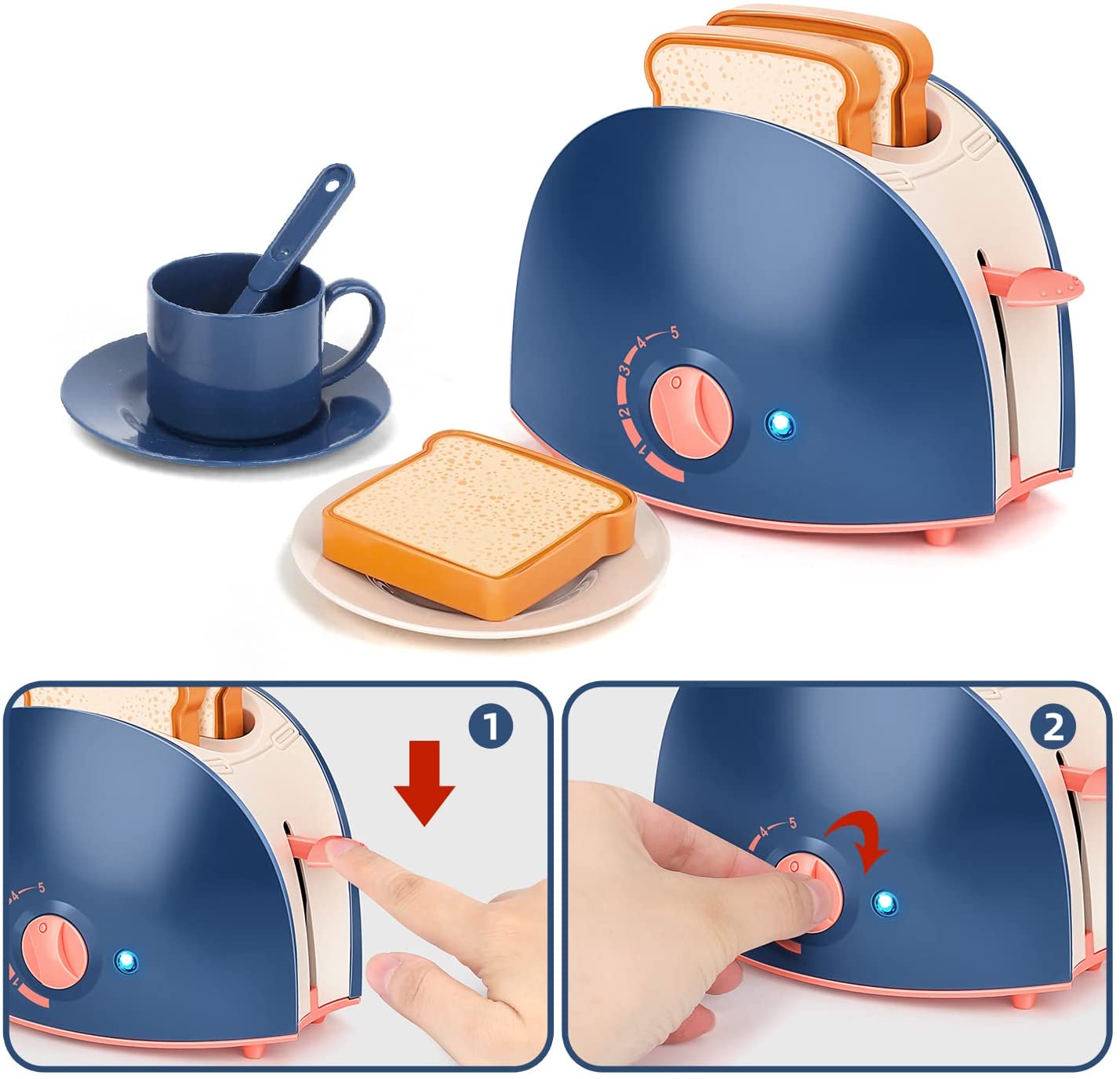 TinyCook™ Mini Household Appliances Toy Set – Interactive Kitchen Fun for Boys & Girls