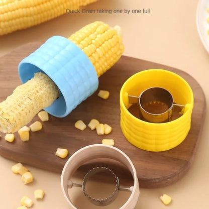 Twist & Peel Corn Cutter™ – Stainless Steel Kernel Remover for Home Use